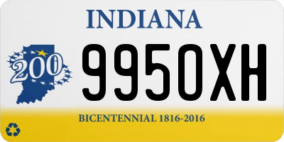 IN license plate 995OXH