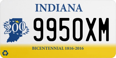 IN license plate 995OXM