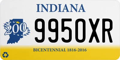 IN license plate 995OXR