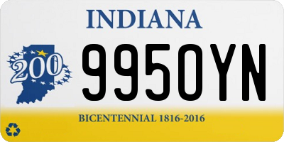 IN license plate 995OYN