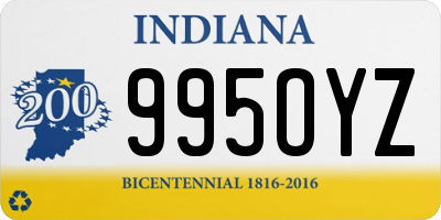 IN license plate 995OYZ