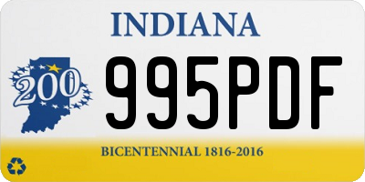 IN license plate 995PDF
