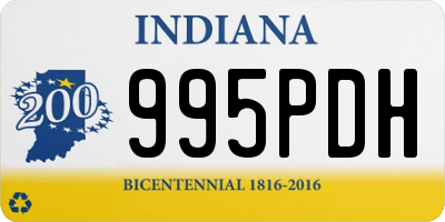 IN license plate 995PDH