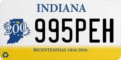 IN license plate 995PEH