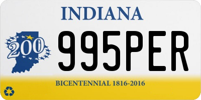 IN license plate 995PER