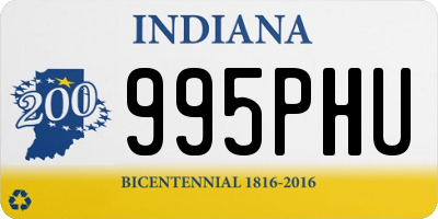 IN license plate 995PHU