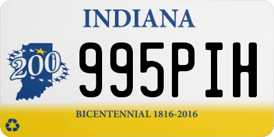 IN license plate 995PIH