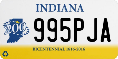 IN license plate 995PJA