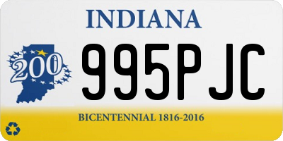 IN license plate 995PJC