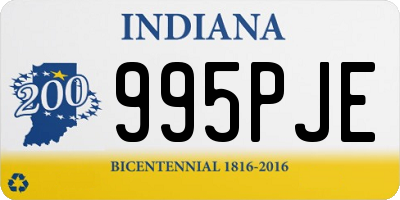 IN license plate 995PJE