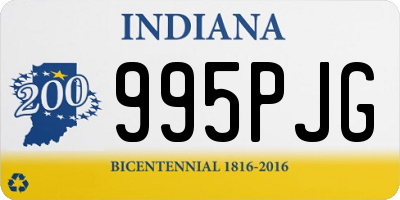 IN license plate 995PJG