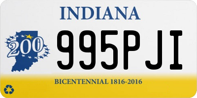 IN license plate 995PJI