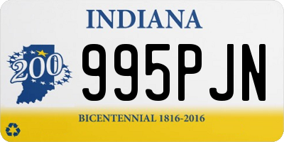 IN license plate 995PJN