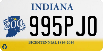 IN license plate 995PJO