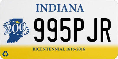 IN license plate 995PJR