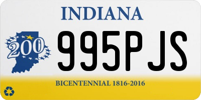 IN license plate 995PJS