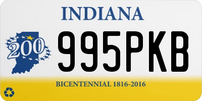 IN license plate 995PKB