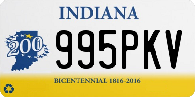 IN license plate 995PKV