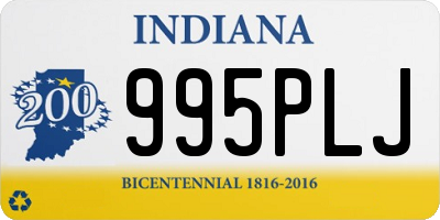 IN license plate 995PLJ