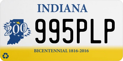 IN license plate 995PLP