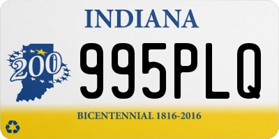 IN license plate 995PLQ