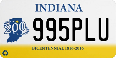 IN license plate 995PLU