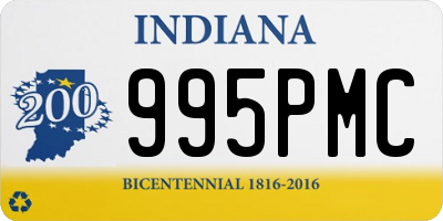 IN license plate 995PMC