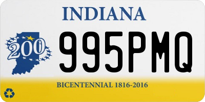 IN license plate 995PMQ