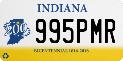 IN license plate 995PMR