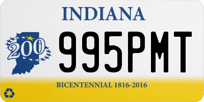 IN license plate 995PMT