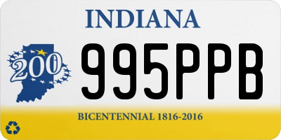 IN license plate 995PPB