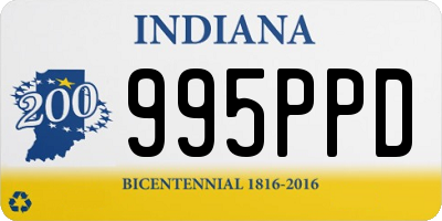 IN license plate 995PPD