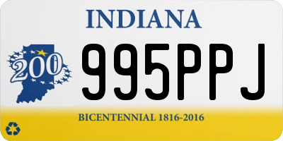 IN license plate 995PPJ