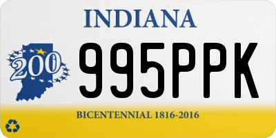 IN license plate 995PPK