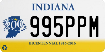 IN license plate 995PPM