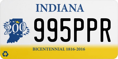 IN license plate 995PPR