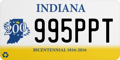 IN license plate 995PPT
