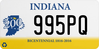 IN license plate 995PQ