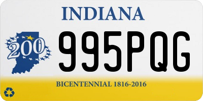 IN license plate 995PQG