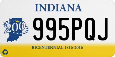 IN license plate 995PQJ