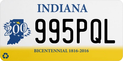 IN license plate 995PQL