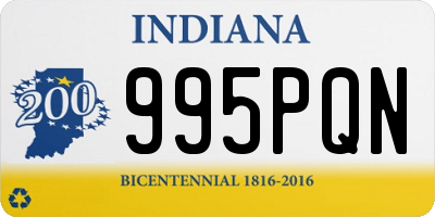 IN license plate 995PQN