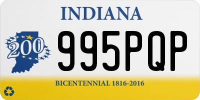 IN license plate 995PQP