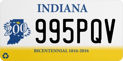 IN license plate 995PQV