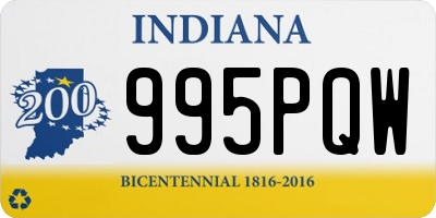 IN license plate 995PQW