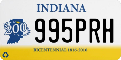 IN license plate 995PRH