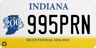 IN license plate 995PRN
