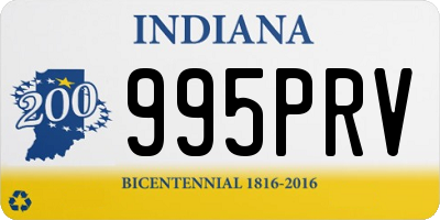 IN license plate 995PRV