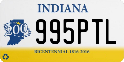 IN license plate 995PTL