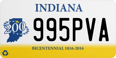 IN license plate 995PVA
